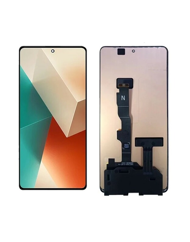 Ekranas Xiaomi Redmi Note 13 5G/Redmi Note 14S su lietimui jautriu stikliuku juodas ORG