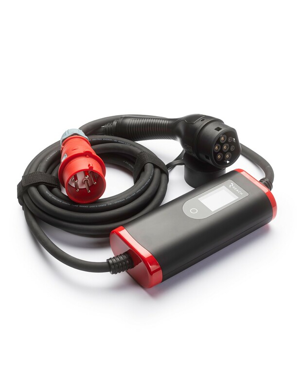 Elektromobilių įkroviklis Reach PEVC4 3 fazės Type2 16A 11kW 7.0m