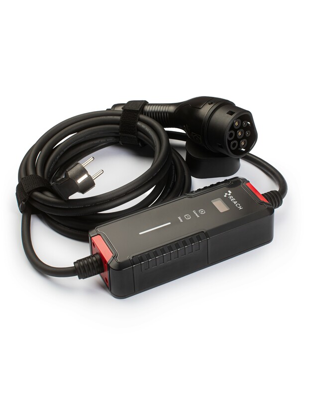 Elektromobilių įkroviklis Reach PEVC8 220V Type2 16A 3.5kW 5.0m