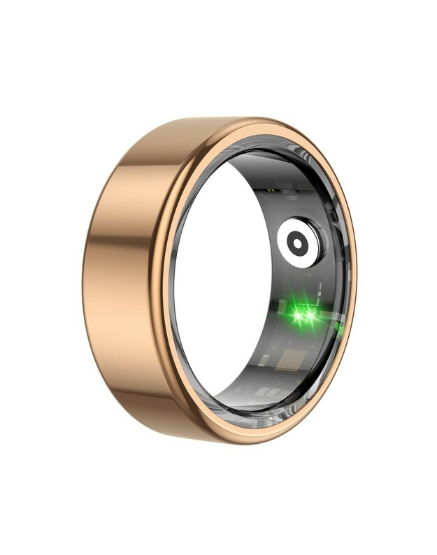 [Grąžinta prekė] Išmanusis žiedas Maxlife MXSR-100 auksinis (11 dydis/20.8 mm)