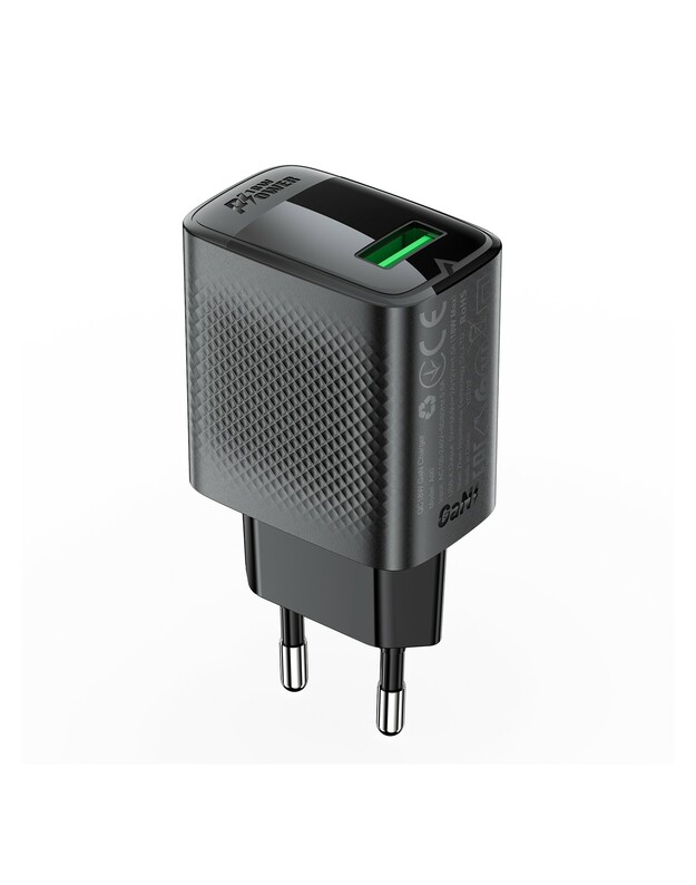 Įkroviklis Acefast A90 18W USB-A juodas