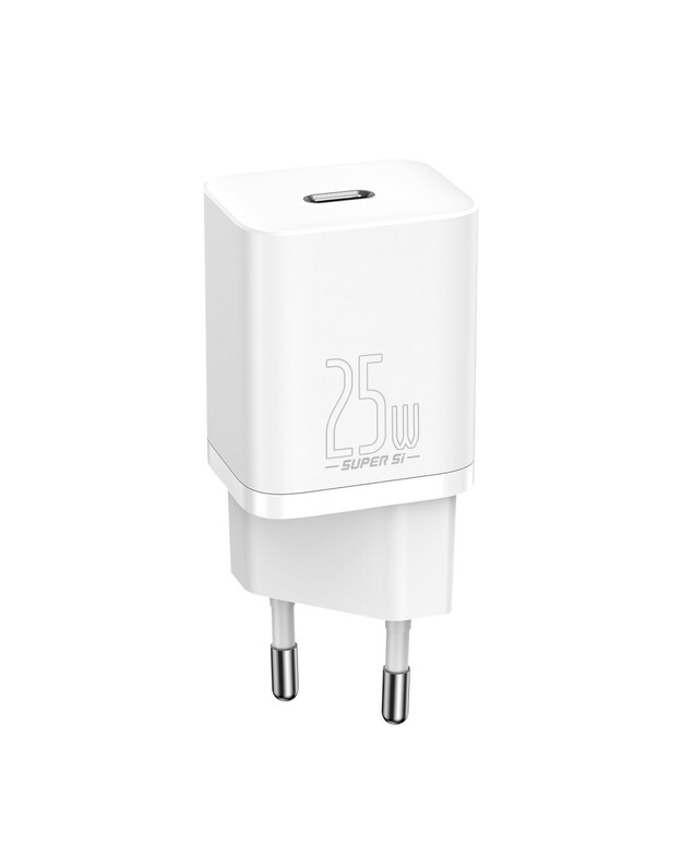 Įkroviklis Baseus Super Si 25W USB-C baltas CCSP020102