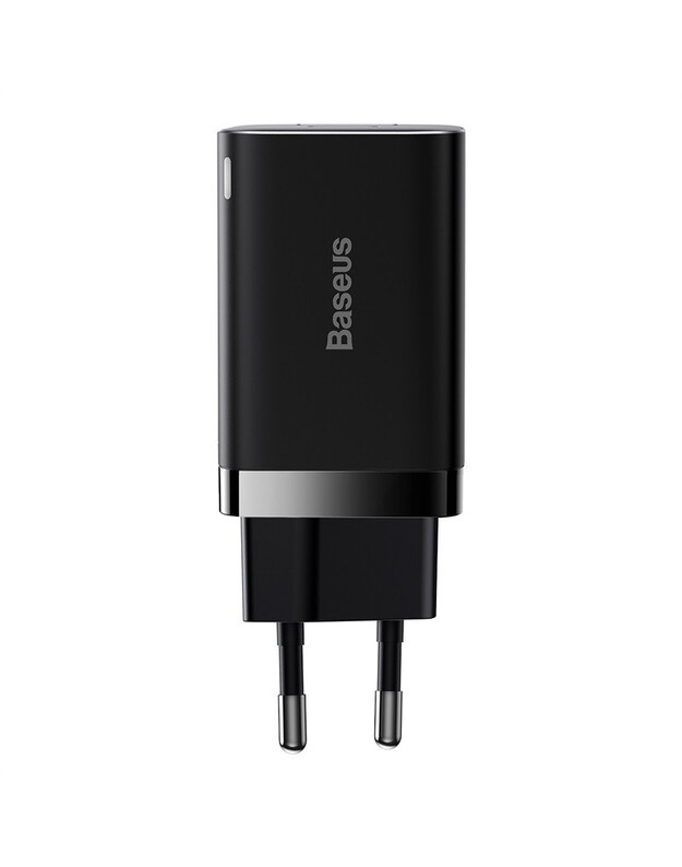 Įkroviklis Baseus Super Si Pro 30W USB-C/USB-A juodas CCSUPP-E01