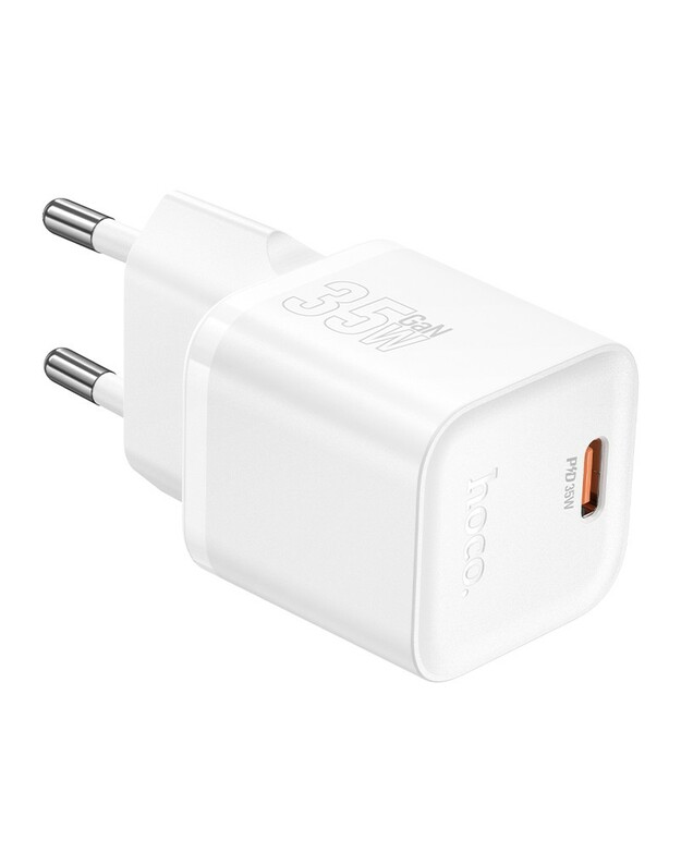 Įkroviklis Hoco N66 35W GaN USB-C baltas