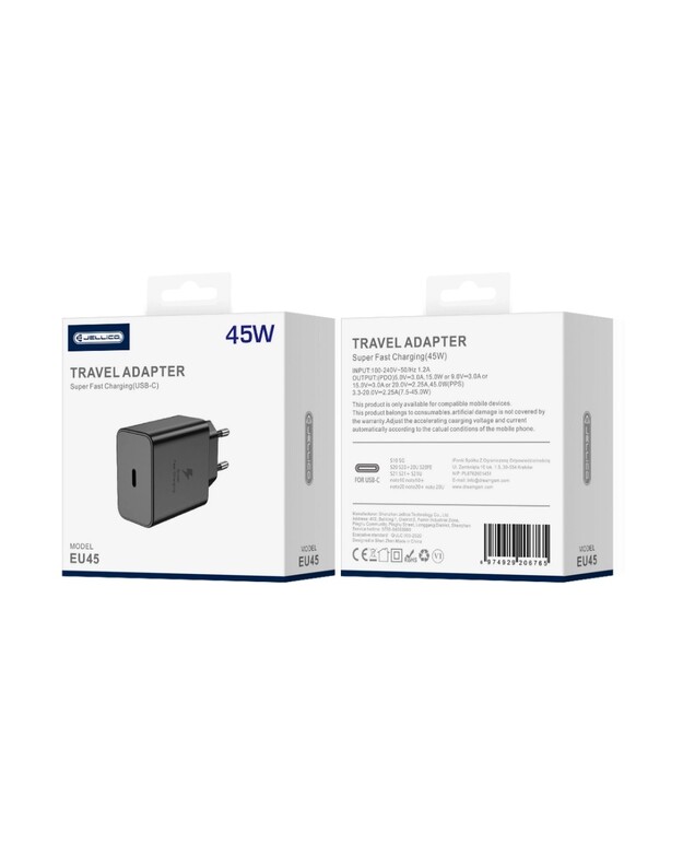 Įkroviklis Jellico EU45 45W USB-C juodas