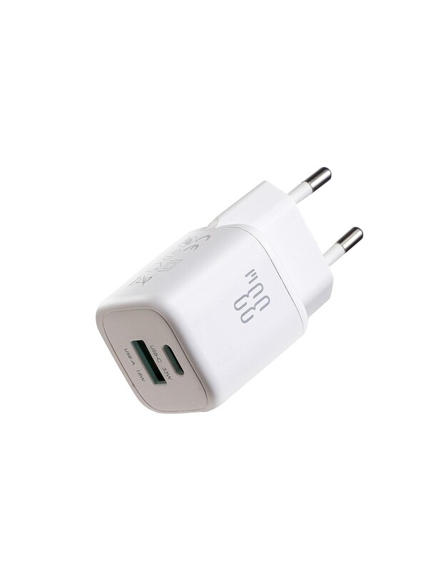 Įkroviklis Joyroom JR-TG7 33W USB-C/USB-A baltas