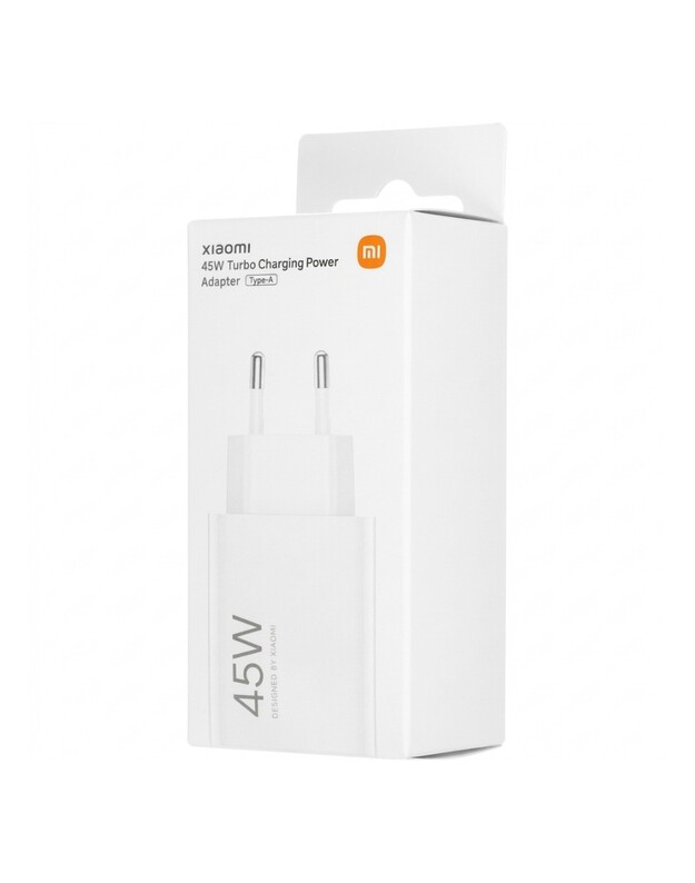 Įkroviklis Xiaomi Turbo Charging Power Adapter 45W USB-A baltas BHR07SLEU