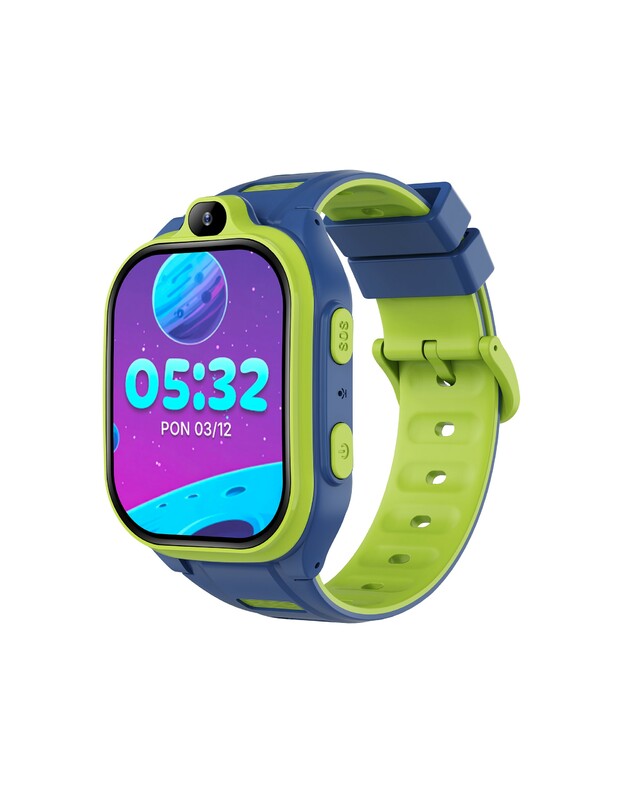 Išmanusis laikrodis vaikams Forever Smartwatch GPS WiFi 4G Kids Boost KW-530 mėlynas