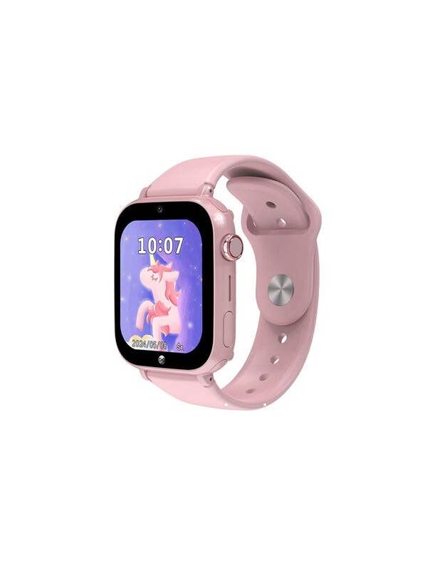Išmanusis laikrodis vaikams Forever Smartwatch GPS WiFi 4G Kids Look Me! 3 KW-520 rožinis