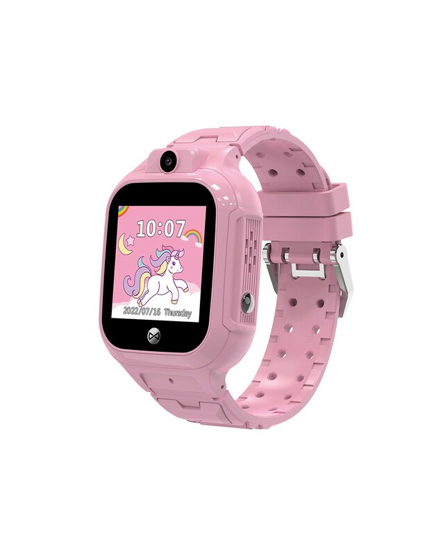 Išmanusis laikrodis vaikams Forever Smartwatch GPS WiFi Kids Look Me! 3 KW-320 rožinis