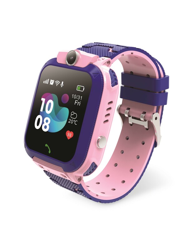 Išmanusis laikrodis vaikams Forever Smartwatch KW-220 rožinis