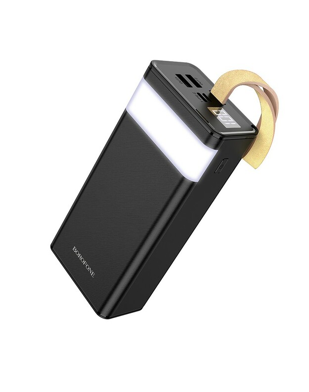 Išorinė baterija Power Bank Borofone BJ18A 2xUSB 2A 30000mAh juoda