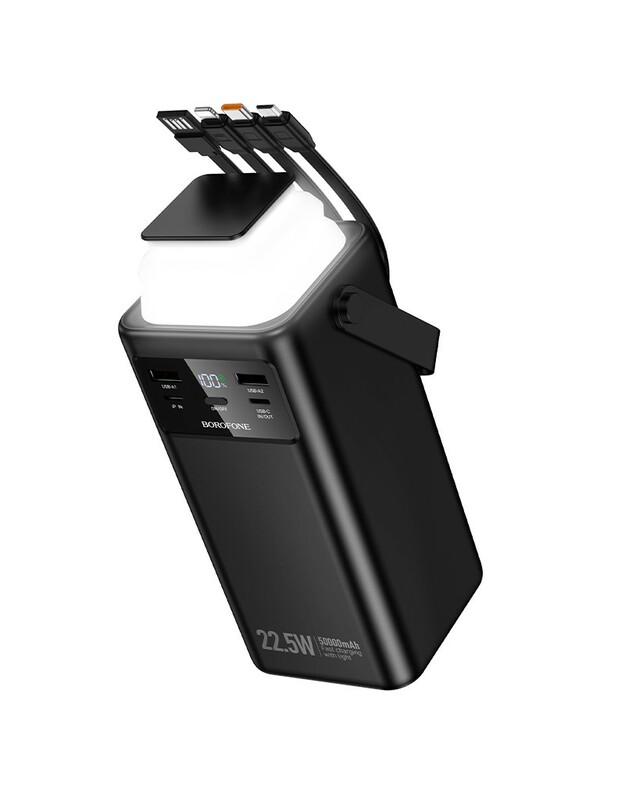 Išorinė baterija Power Bank Borofone BJ65A 22.5W 50000mAh juoda