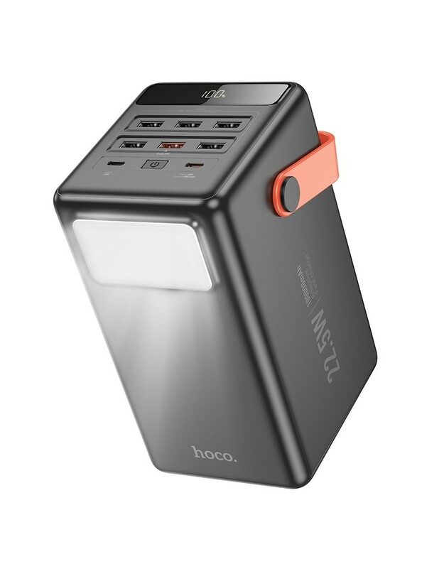 Išorinė baterija Power Bank Hoco J142 22.5W+PD20W 100000mAh juoda