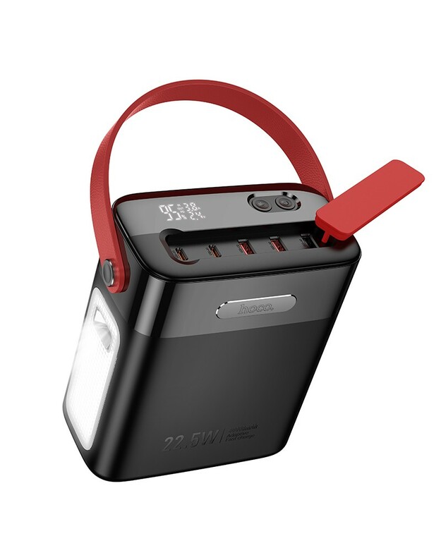 Išorinė baterija Power Bank Hoco J143 22.5W+PD20W 80000mAh juoda