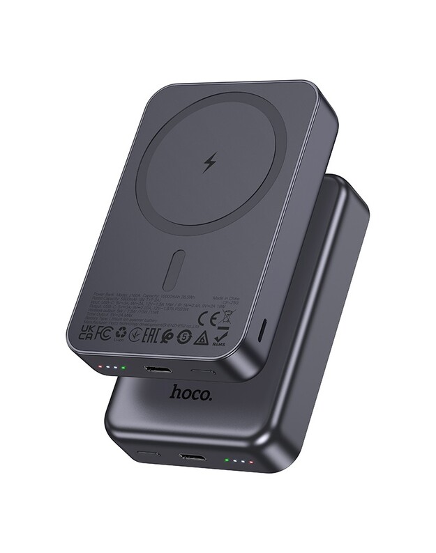 Išorinė baterija Power Bank Hoco J160A PD20W Magnetic 10000mAh juoda