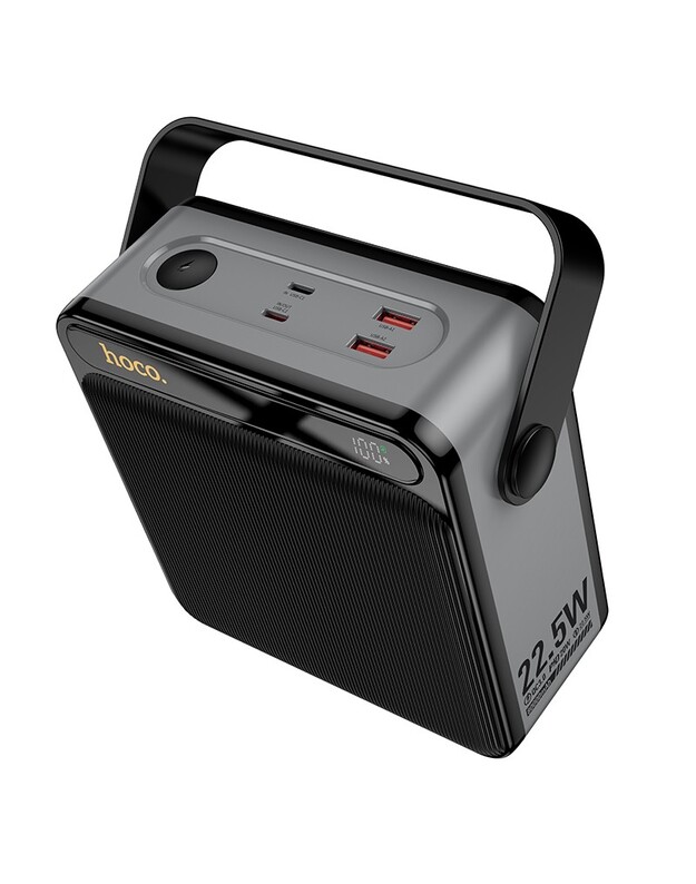Išorinė baterija Power Bank Hoco J161 22.5W+PD20W 80000mAh juoda