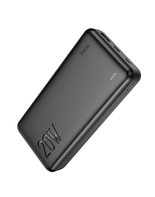 Išorinė baterija Power Bank Hoco J87A Type-C PD 20W+Quick Charge 3.0 20000mAh juodas