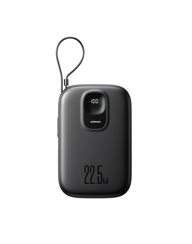 Išorinė baterija Power Bank Joyroom JR-PBF17 22.5W with USB-C cable 10000mAh juoda