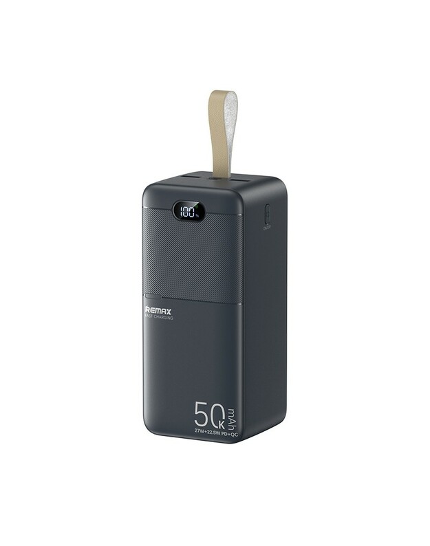 Išorinė baterija Power Bank Remax RPP-117 22.5W 50000mAh juoda