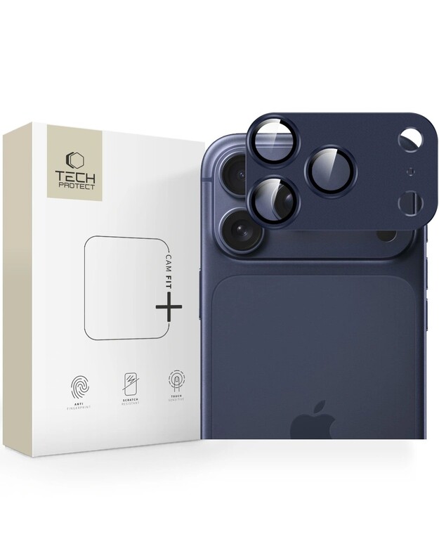 Kameros apsauga Tech-Protect CamFull Fit+ Apple iPhone 17 Pro Deep Blue
