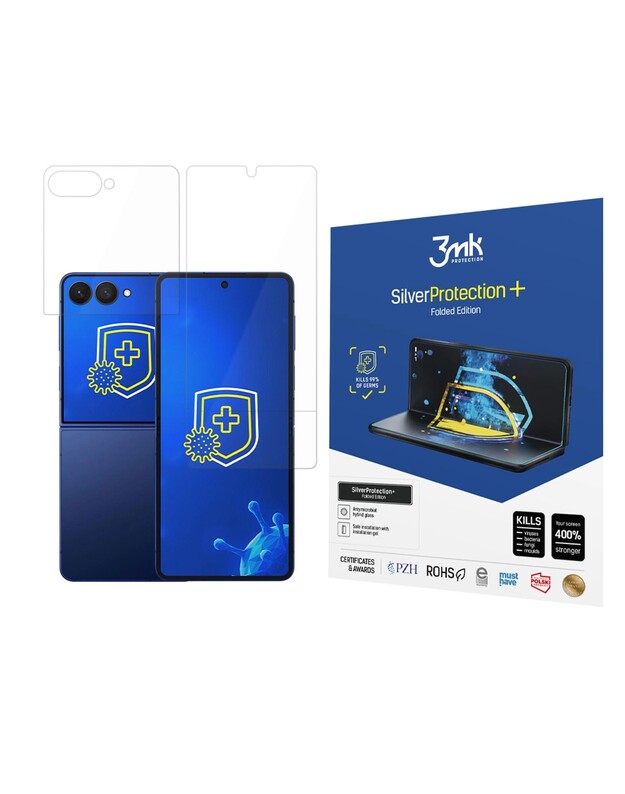 LCD apsauginė plėvelė 3mk Silver Protection+ Folded Edition Samsung F751 Z Flip7
