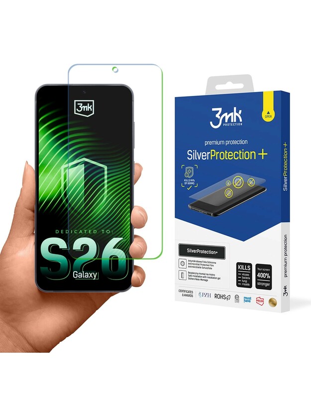 LCD apsauginė plėvelė 3mk Silver Protection+ Samsung S942 S26