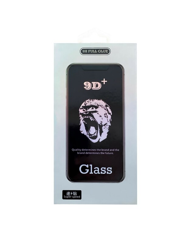 LCD apsauginis stikliukas 9D Gorilla Apple iPhone 17 Pro juodas
