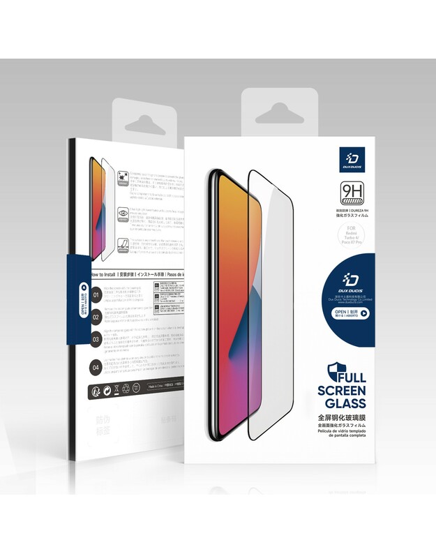 LCD apsauginis stikliukas Dux Ducis 9D Xiaomi Poco X7 Pro juodas