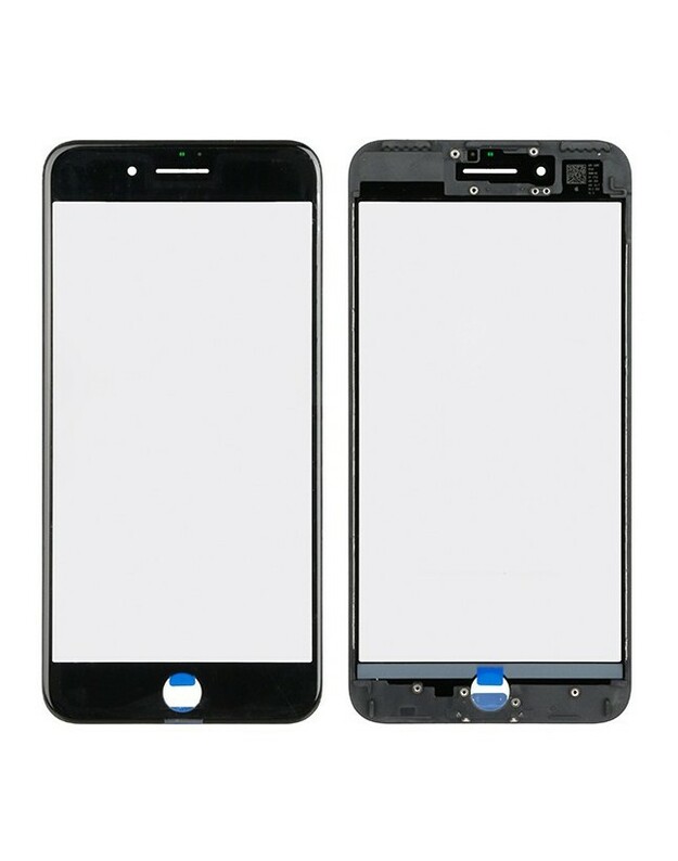 LCD stikliukas Apple iPhone 5S/SE su rėmeliu juodas ORG