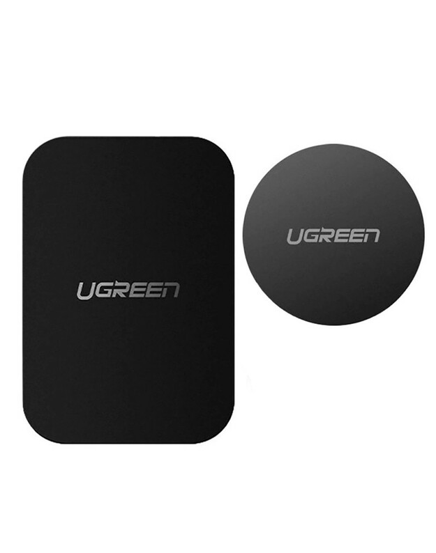 Metalinės plokštelės magnetiniam telefono laikikliui Ugreen LP123 2 vnt. (60410)