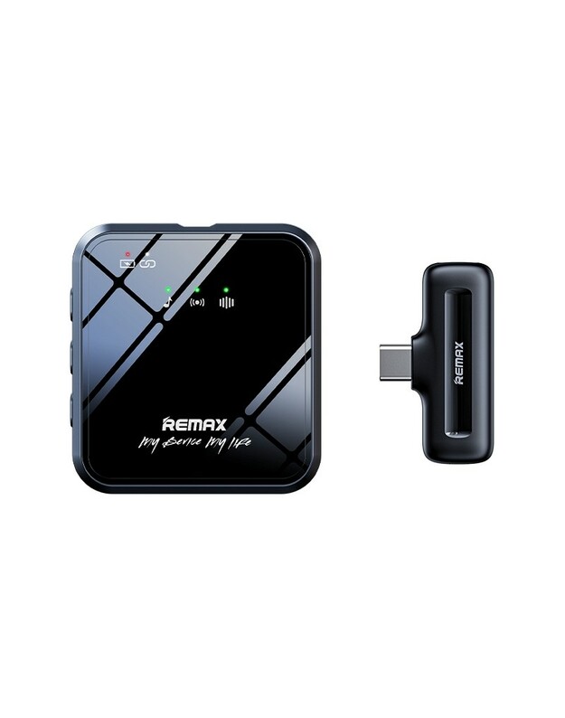 Mikrofonas Remax K11 USB-C juodas