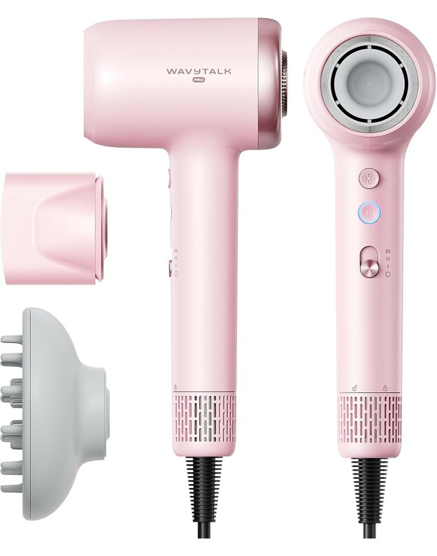 Plaukų džiovintuvas Wavytalk Turblow Pro rožinis