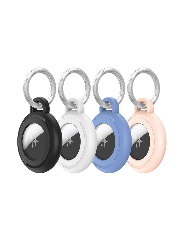 Raktų pakabukas Dux Ducis PC Waterproof Case for Apple AirTag 4Pack