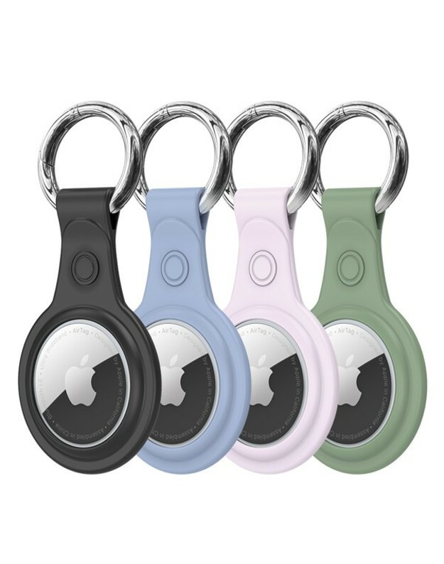 Raktų pakabukas Dux Ducis TPU Secure Holder Apple AirTag 4Pack