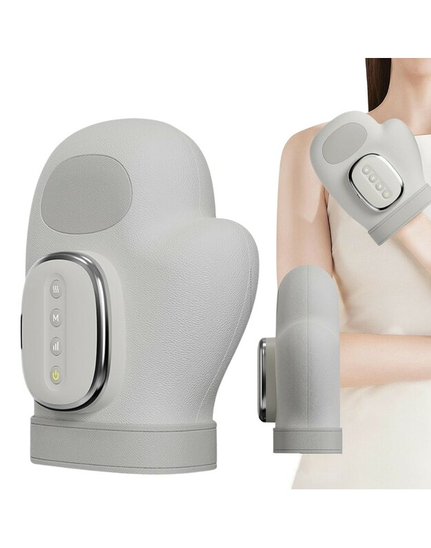 Rankų ir riešų masažuoklis Reach Smart Hand Massager pilkas