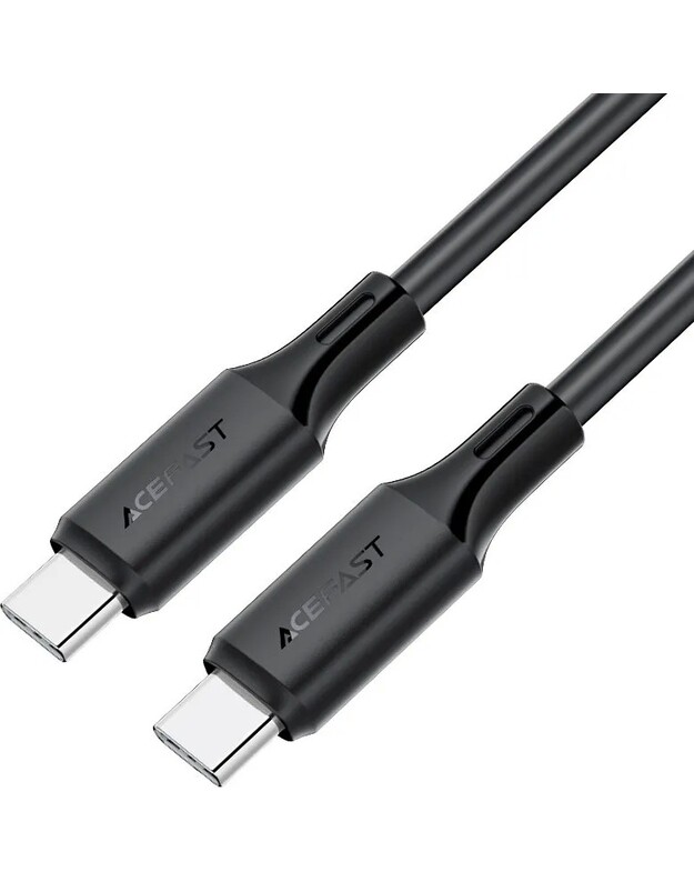 USB kabelis Acefast C17-03 USB-C to USB-C 1.2m juodas