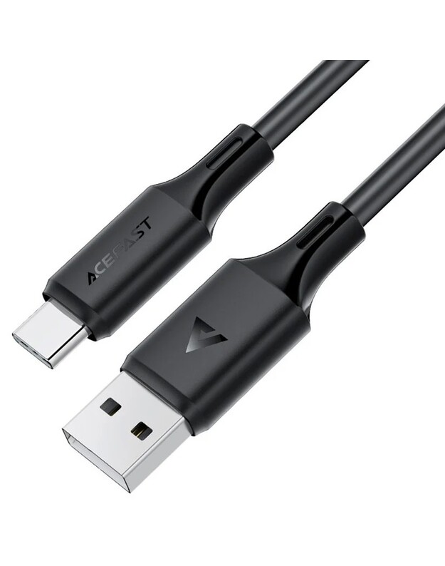 USB kabelis Acefast C17-04 USB-A to USB-C 1.2m juodas