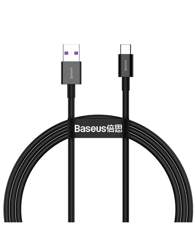 USB kabelis Baseus Superior iš USB į Type-C 66W 1.0m juodas CATYS-01