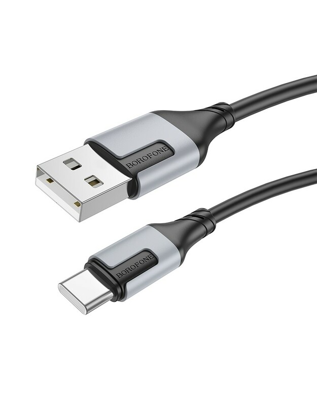 USB kabelis Borofone BX101 USB-A to USB-C 1.0m juodas
