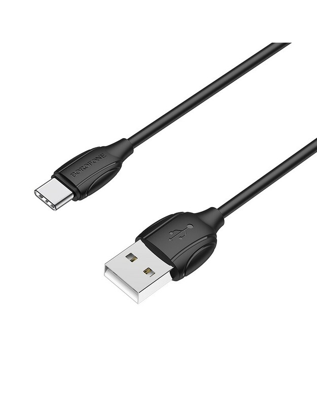 USB kabelis Borofone BX19 USB-A to USB-C 1.0m juodas