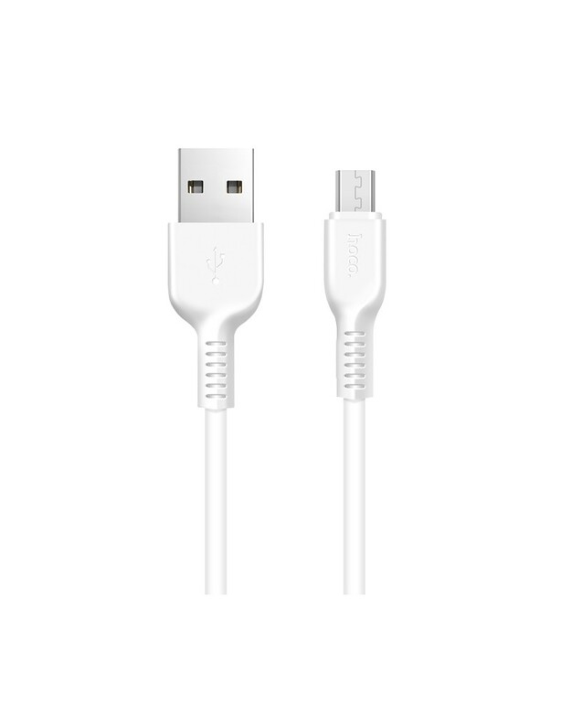 USB kabelis Hoco X20 USB-A to MicroUSB 2.0m baltas