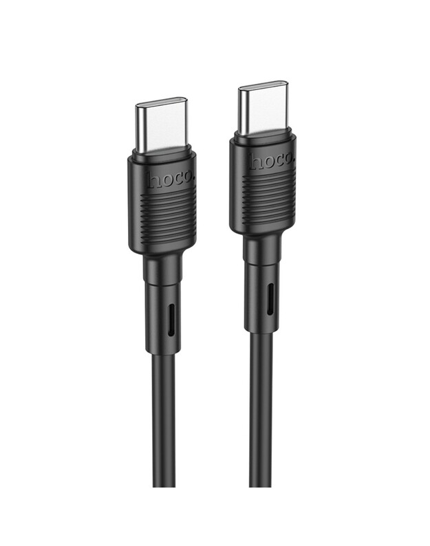 USB kabelis Hoco X83 60W Type-C to Type-C 1.0m juodas