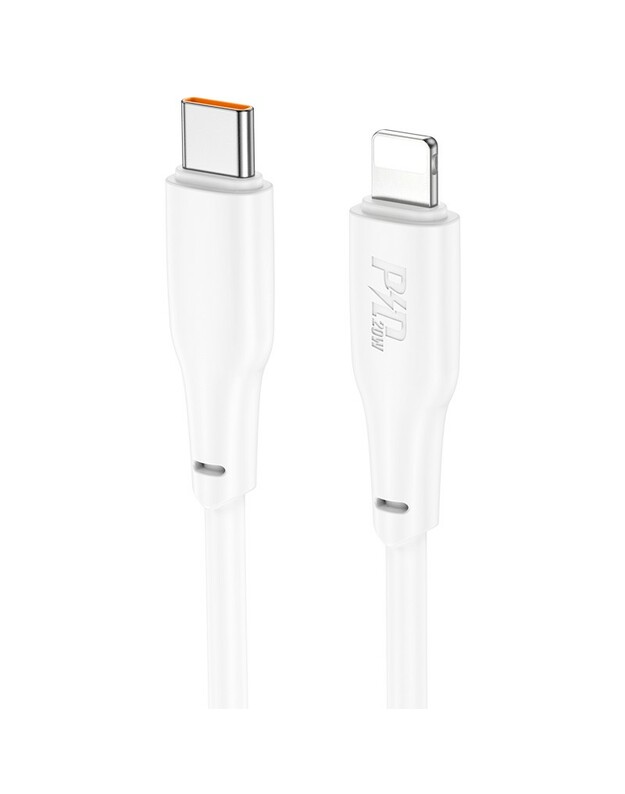USB kabelis Hoco X93 60W USB-C to USB-C 1.0m baltas