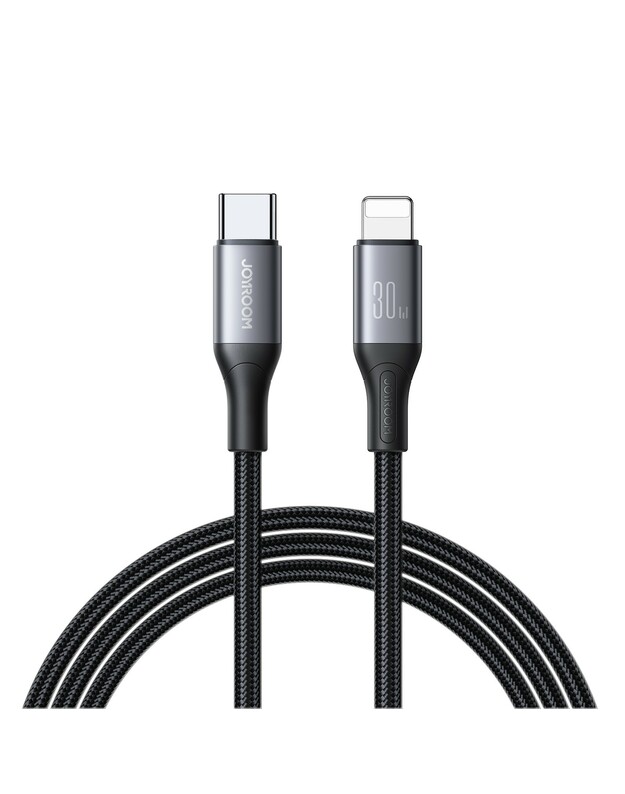 USB kabelis Joyroom S-A28 USB-C to Lightning 30W 1.0m juodas