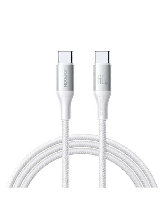 USB kabelis Joyroom S-A28 USB-C to USB-C 60W 1.0m baltas