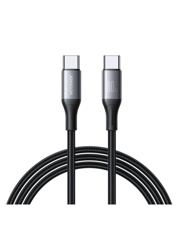USB kabelis Joyroom S-A28 USB-C to USB-C 60W 1.0m juodas