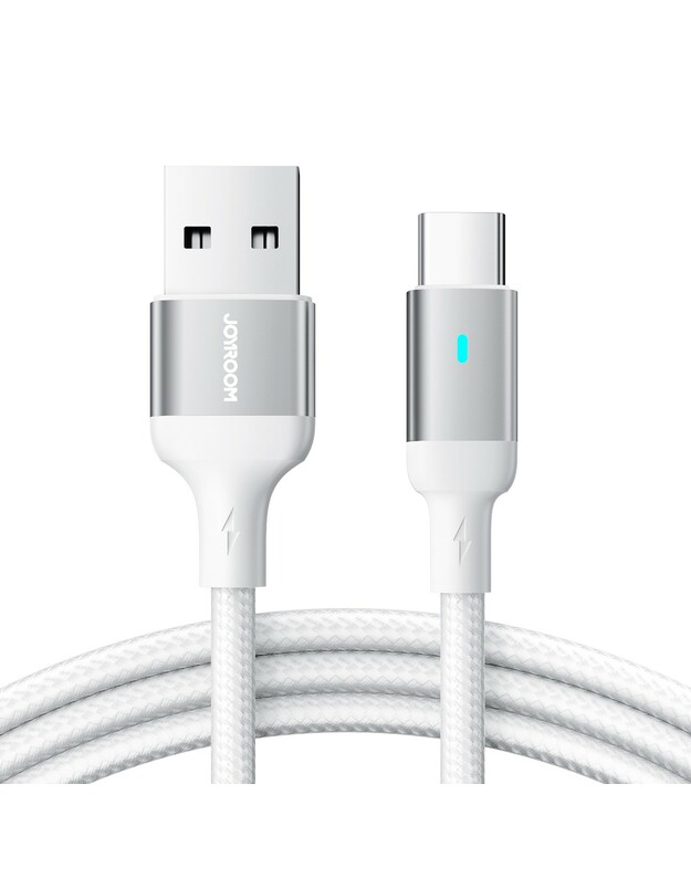 USB kabelis Joyroom S-UC027A10 USB to Type-C 3A 1.2m baltas