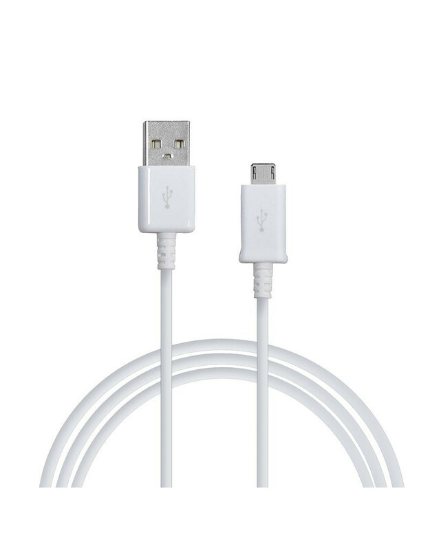 USB kabelis ORG Samsung i9500 S4/N7100 Note 2 microUSB (ECB-DU4EWE) 1.5m baltas