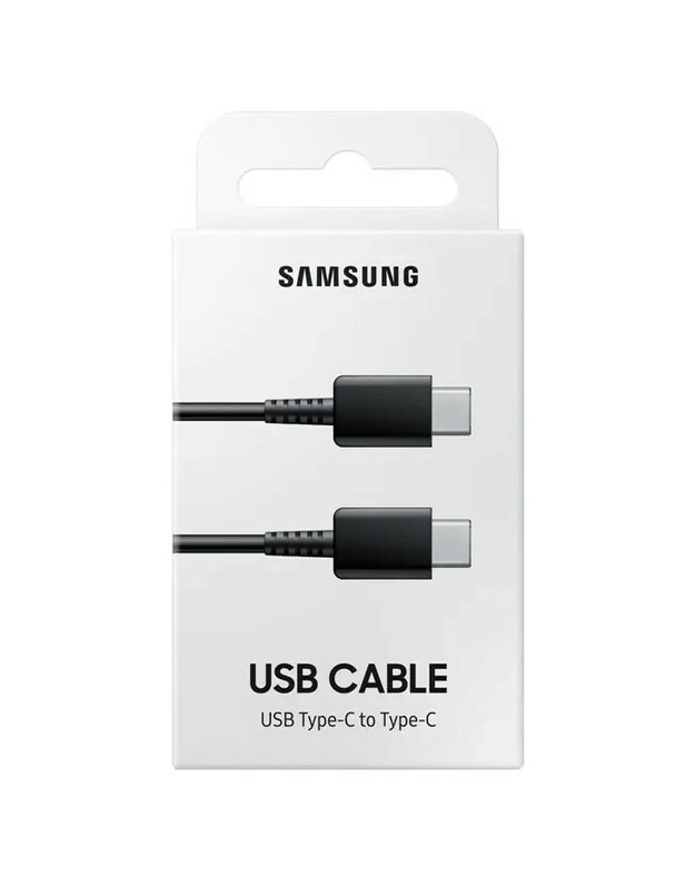 USB kabelis Samsung EP-DA705BBEGWW Type-C-Type-C 1.0m juodas